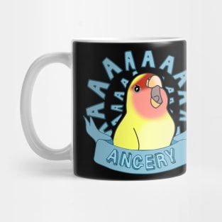 Angery yellow lovebird Mug